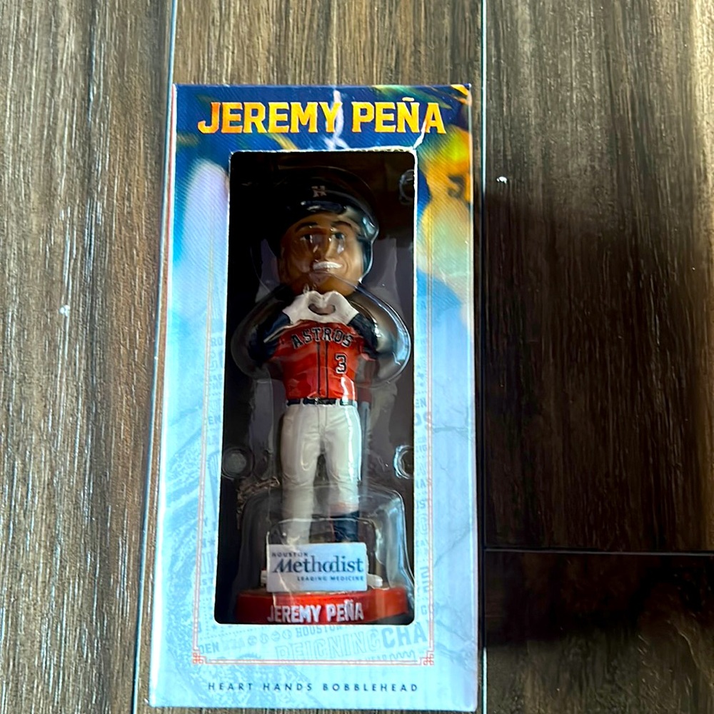 Jeremy Peña bobble head! Brand new! Perfect for all those Astro fans.